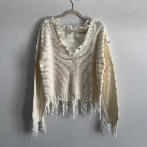 Steele Cream Montreux Sweater NWT, Size M - Picture 6 of 17